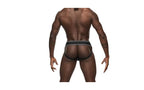 Male Power Modal Rib Mens Jock Underwear Black
