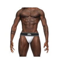 Male Power Modal Rib Mens Jock Underwear Black