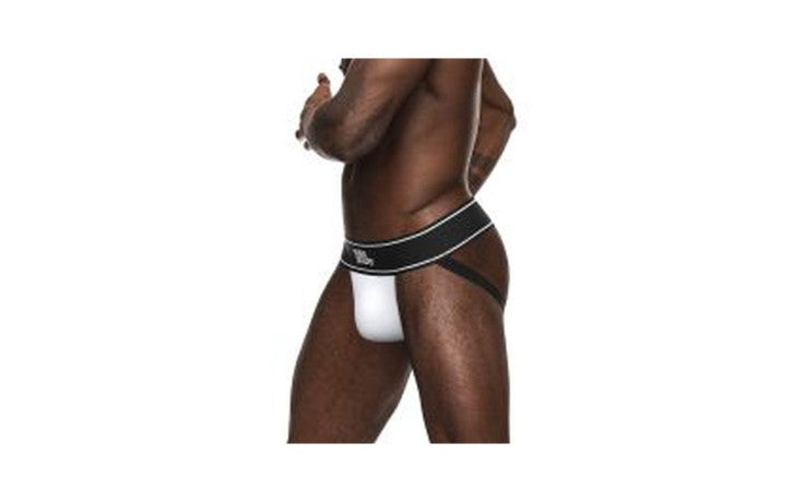 Male Power Modal Rib Mens Jock Underwear Black