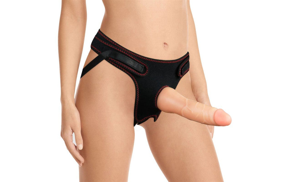 Lovetoy Ingen Easy Strap On Dildo Set Flesh 19cm