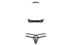 Obsessive Bra and Panty Set 2 Piece Black L / XL