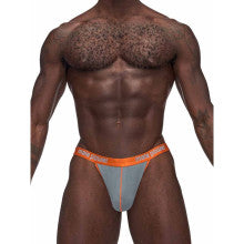 Male Power Casanova Uplift Stretchy Micro Mens Thong Grey