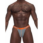 Male Power Casanova Uplift Stretchy Micro Mens Thong Grey