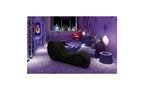 Daytona Kama Sutra Mebon Chaise Love Lounge Leather Black