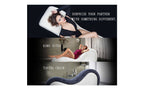 Daytona Kama Sutra Mebon Chaise Love Lounge Studded & Quilted Black