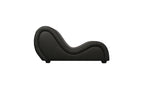 Daytona Kama Sutra Mebon Chaise Love Lounge Leather Black