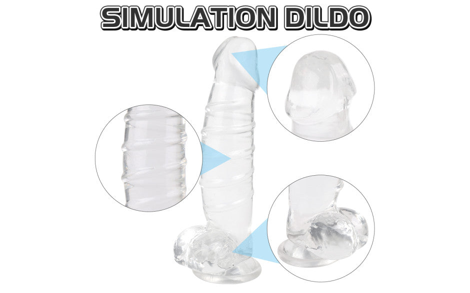 S Hande Denny Dong With Balls XXL Clear