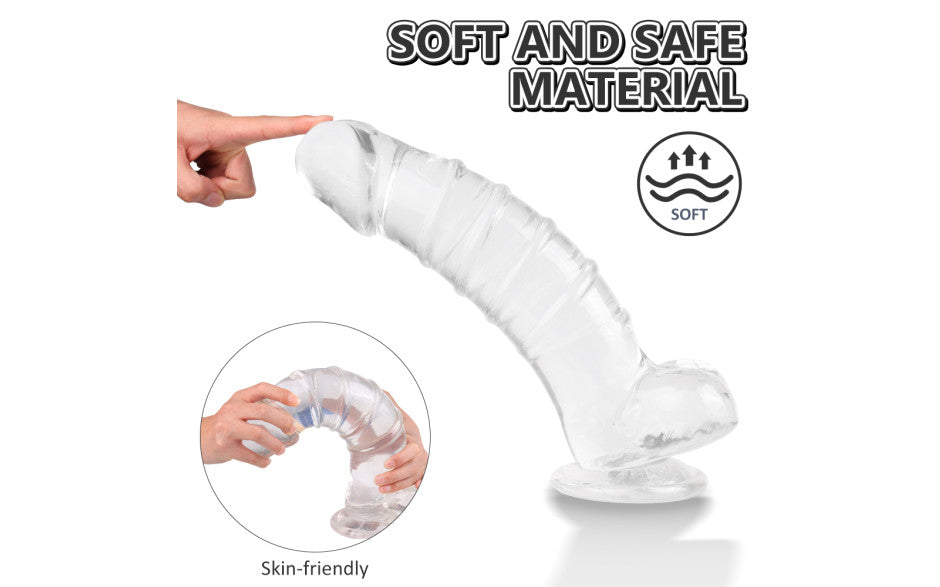 S Hande Denny Dong With Balls XXL Clear