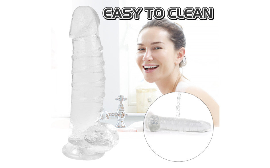 S Hande Denny Dong With Balls XXL Clear