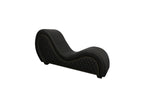 Daytona Kama Sutra Mebon Chaise Love Lounge Studded & Quilted Black