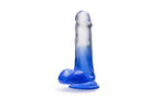 B Yours Morning Dew 6 Inch Realistic Dildo Stella Blue