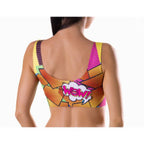 Mememe Lingerie Comics Hot Sexy Womens Crop Top