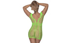 Exposed Lingerie Criss Cross Cutout Seamless Mini Dress OS