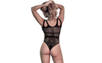 Exposed Lingerie Double Shoulder Straps Seamless Teddy OS