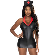 Exposed Lingerie Womens Night Nurse Costume S / M