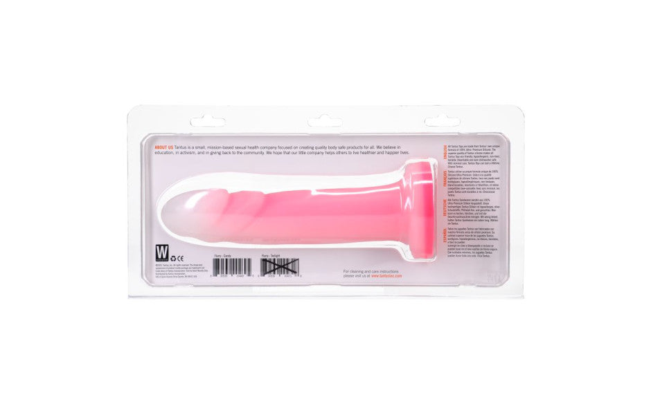 Tantus Flurry Dual Density Realistic Dildo Rose Quartz