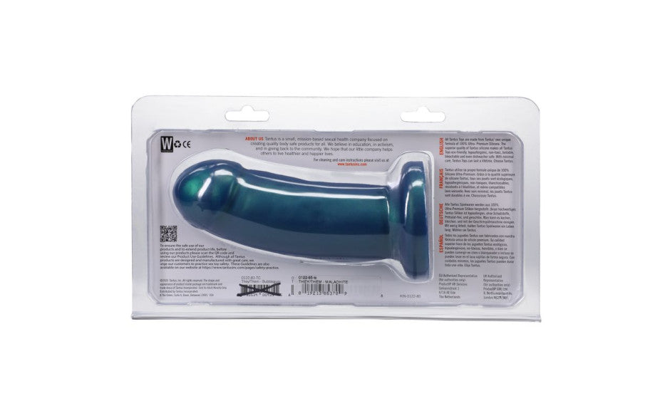 Tantus They or Them Realistic Dildo Malachite