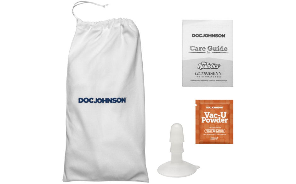 Doc Johnson Signature Cocks Roman Todd Ultraskyn Cock With Removable Vac U Lock Suction Cup 8 Inch Vanilla