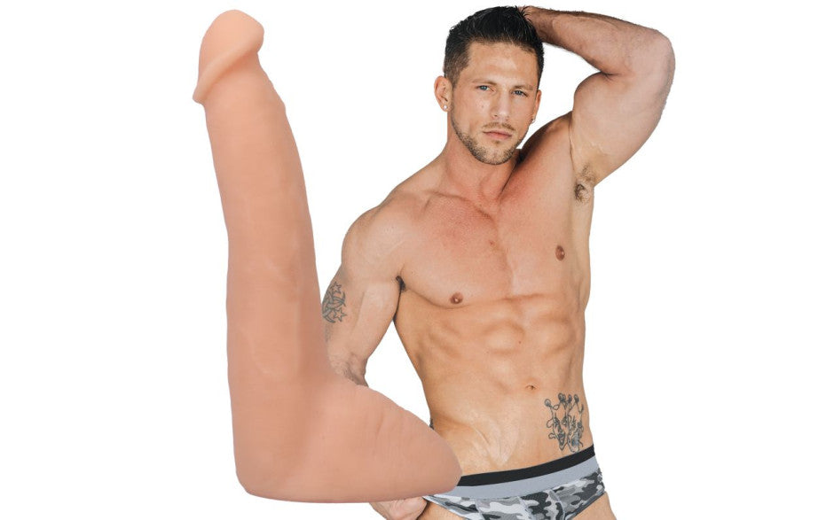 Doc Johnson Signature Cocks Roman Todd Ultraskyn Cock With Removable Vac U Lock Suction Cup 8 Inch Vanilla