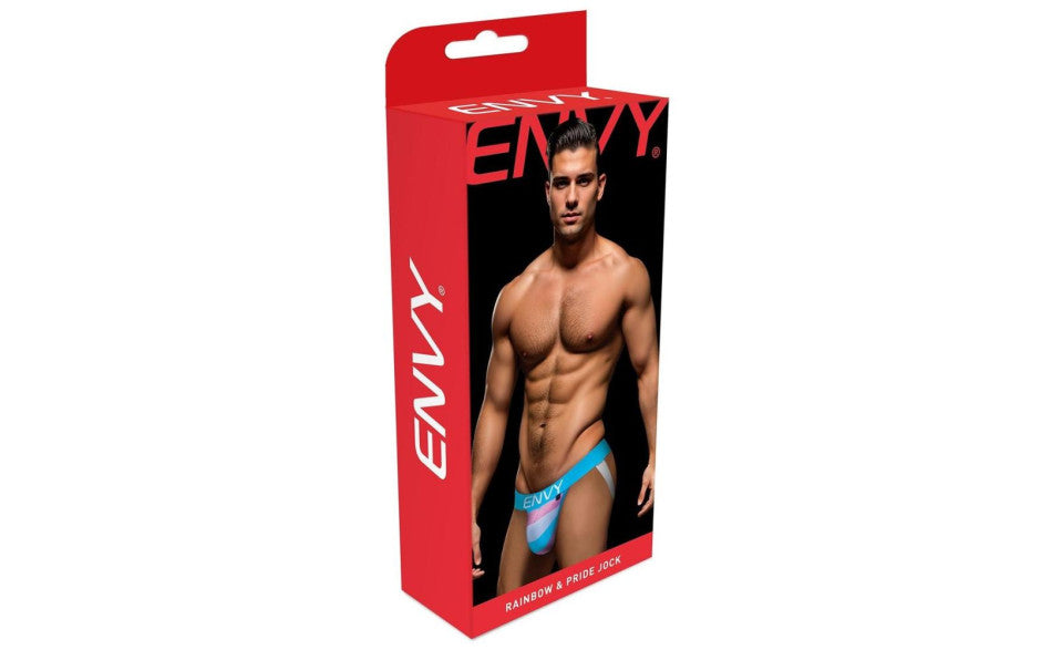 Envy Rainbow Pride Mens Jock Blue