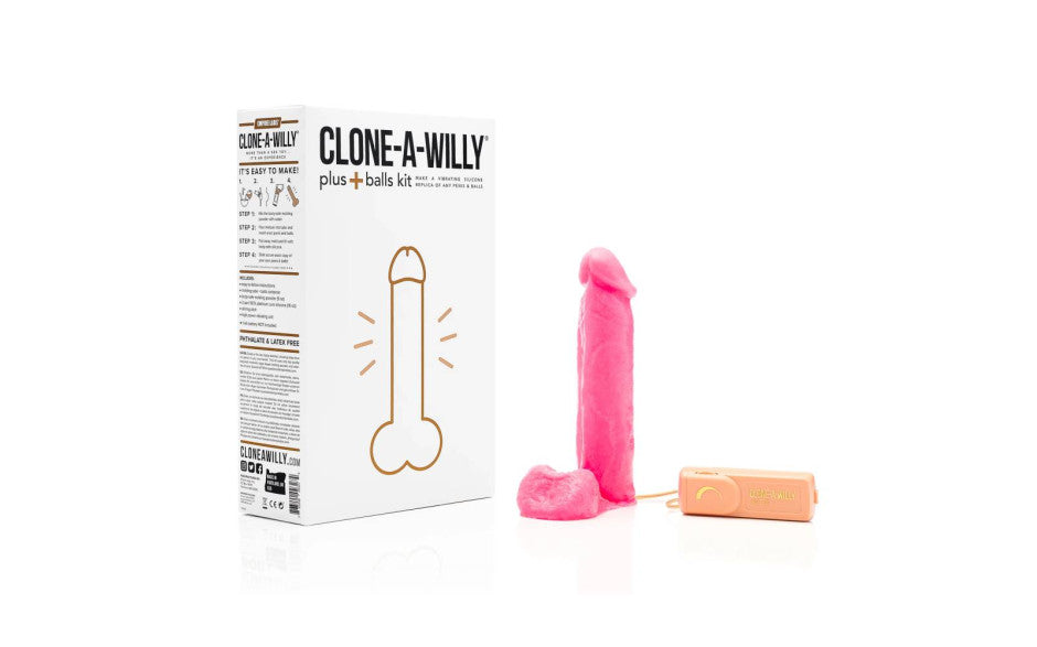Empire Labs Clone a Willy Plus Balls Moulding Kit Hot Pink