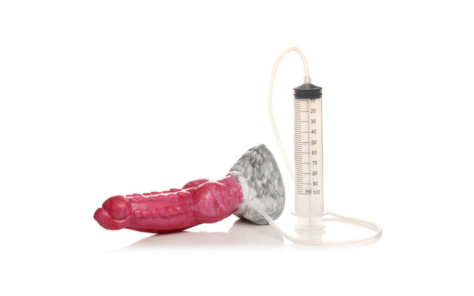 XR Brands Creature Cocks Resurrector Phoenix Squirting Silicone Fantasy Dildo