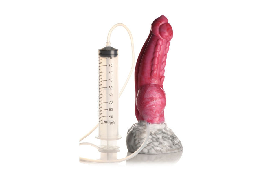 XR Brands Creature Cocks Resurrector Phoenix Squirting Silicone Fantasy Dildo