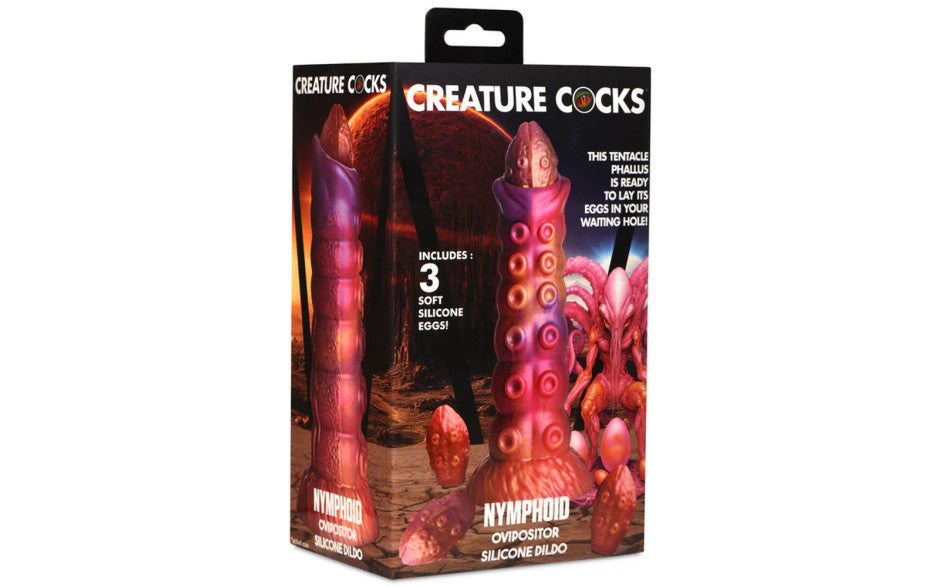 XR Brands Creature Cocks Nymphoid Ovipositor Fantasy Silicone Dildo