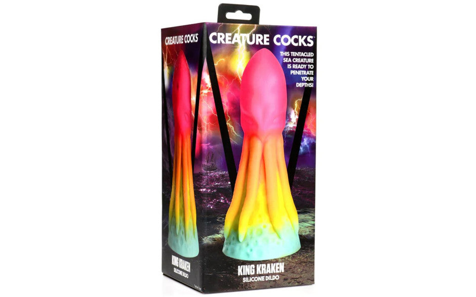 XR Brands Creature Cocks King Kraken Silicone Fantasy Dildo