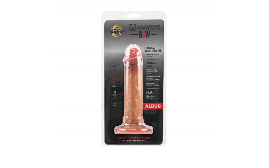 Raw Albur Ulra Realistic Silicone Dildo 20cm