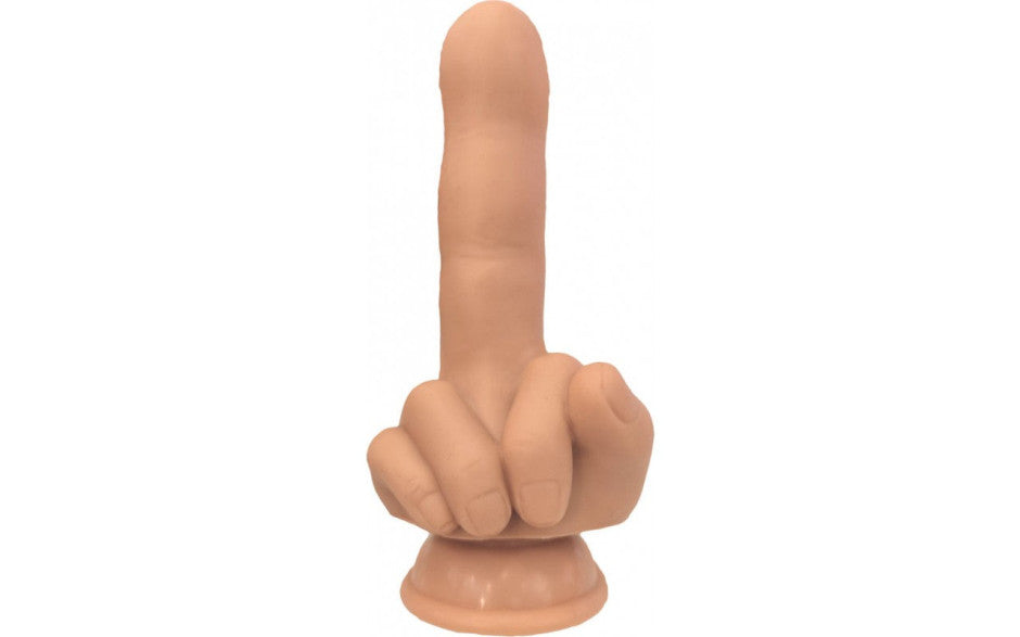 Hott Products Finger Fest Flip Off Realistic Dildo Flesh