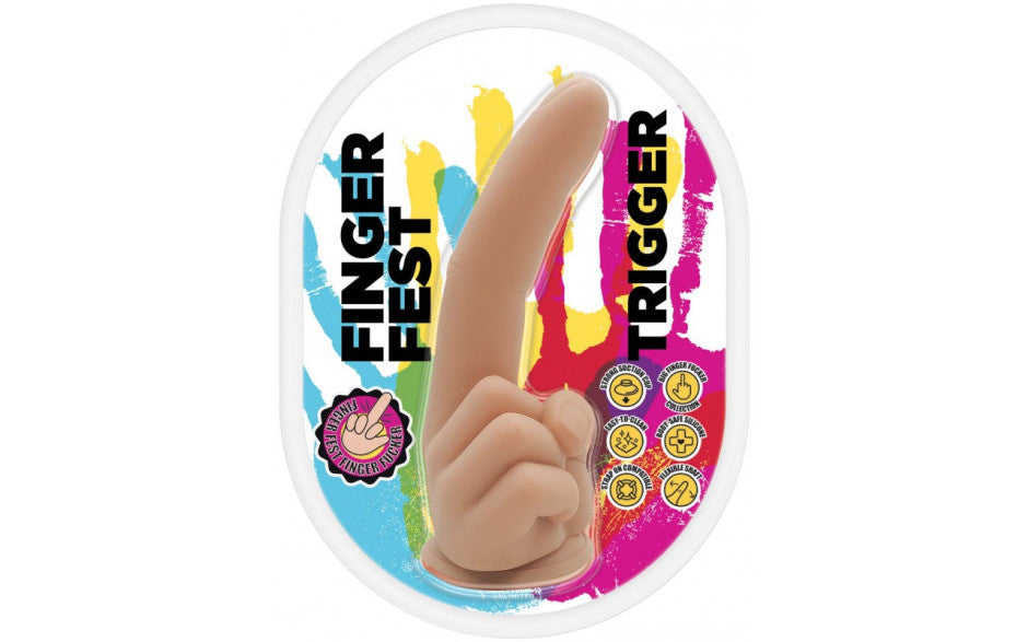 Hott Products Trigger Finger Shape Realistic Dong