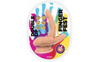 Hott Products Finger Fest Double Up Realistic Dildo Flesh