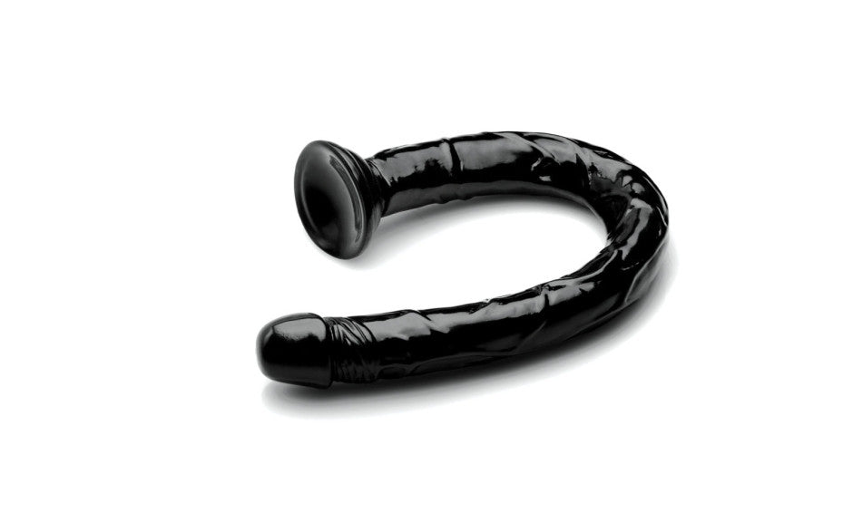 XR Brands Hosed Suction Cup Realistic Anal Dildo 19 Inch