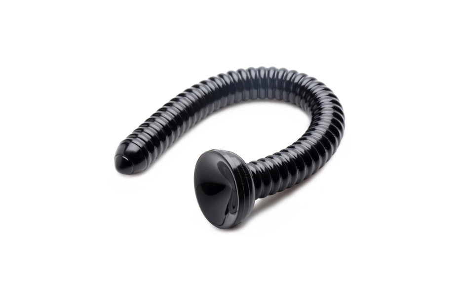 XR Brands Hosed Ribbed Anal Snake 19 Inch