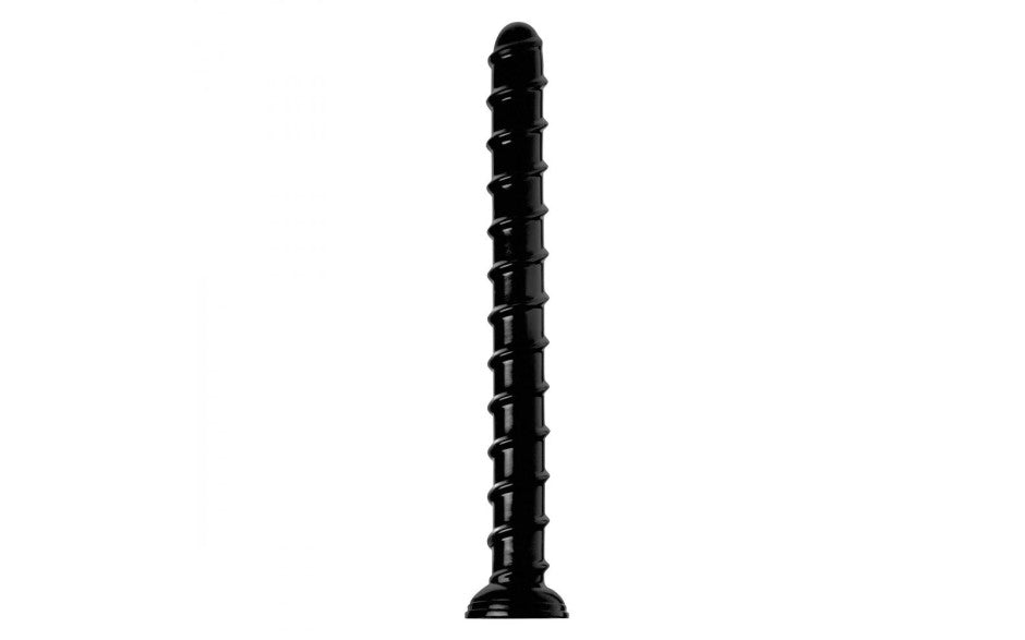 XR Brands Hosed Swirl Thick Anal Snake Large Dildo 18 Inch