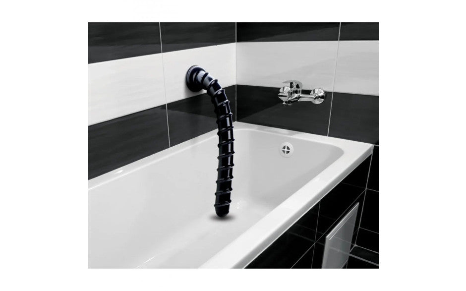 XR Brands Hosed Swirl Thick Anal Snake Large Dildo 18 Inch