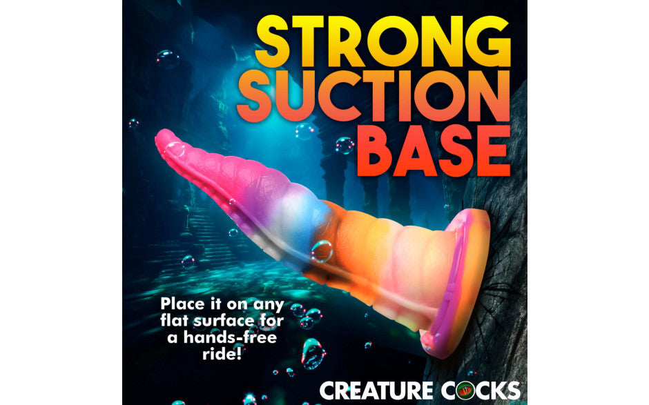 XR Brands Creature Cocks Luminoctopus GITD Tentacle Fantasy Dildo