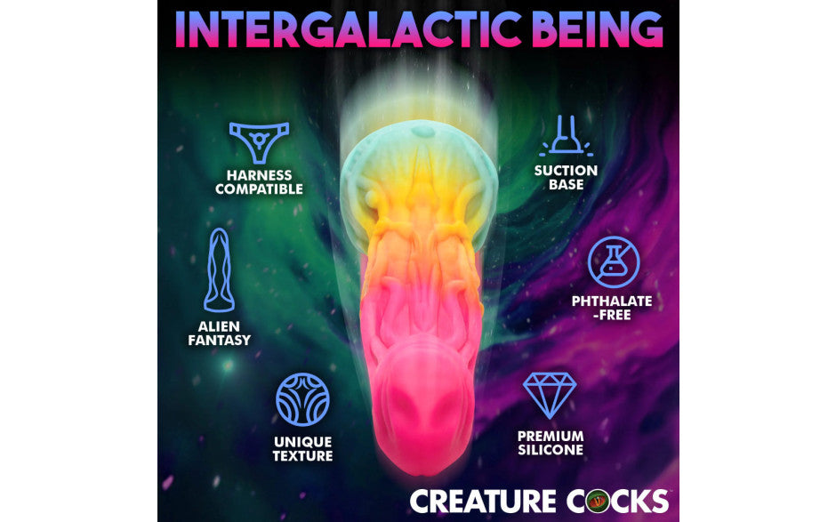 XR Brands Creature Cocks Shape Shifter Alien Fantasy Silicone Dildo