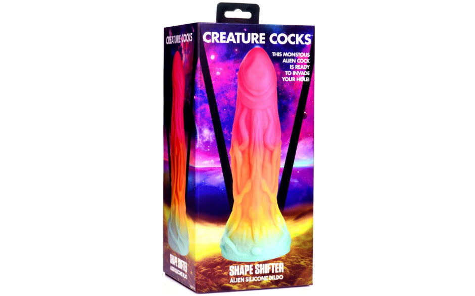 XR Brands Creature Cocks Shape Shifter Alien Fantasy Silicone Dildo