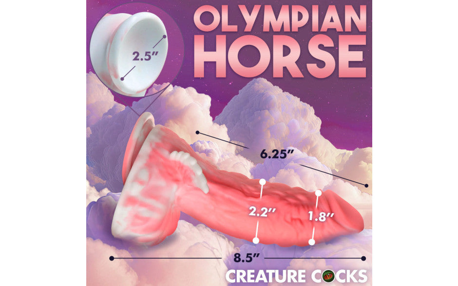 XR Brands Creature Cocks Pegasus Pecker Winged Fantasy Silicone Dildo