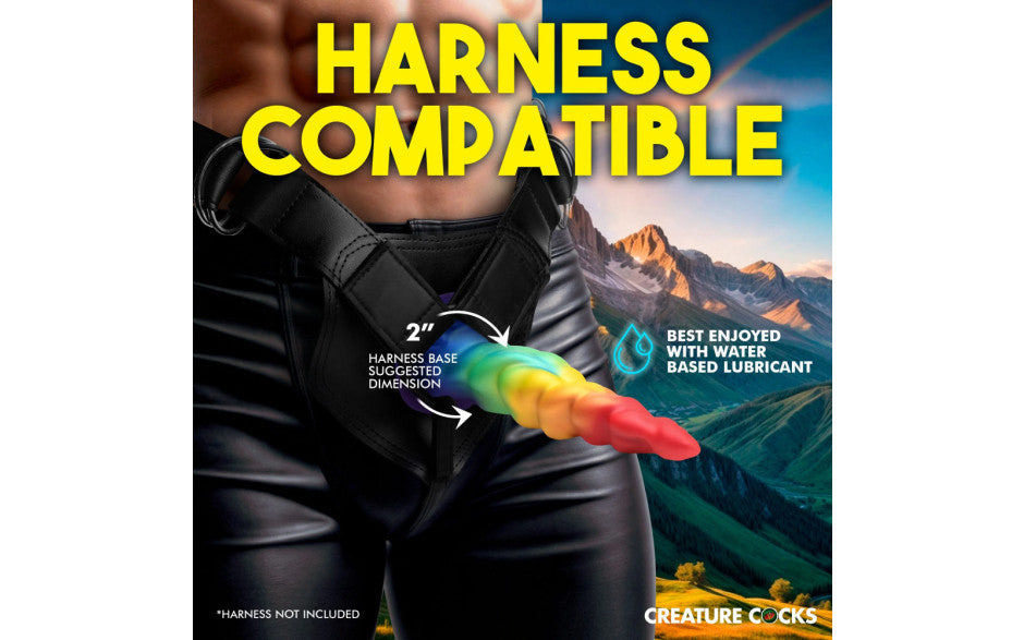 XR Brands Creature Cocks Magic Rider Unicorn Silicone Dildo