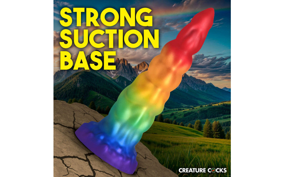 XR Brands Creature Cocks Magic Rider Unicorn Silicone Dildo