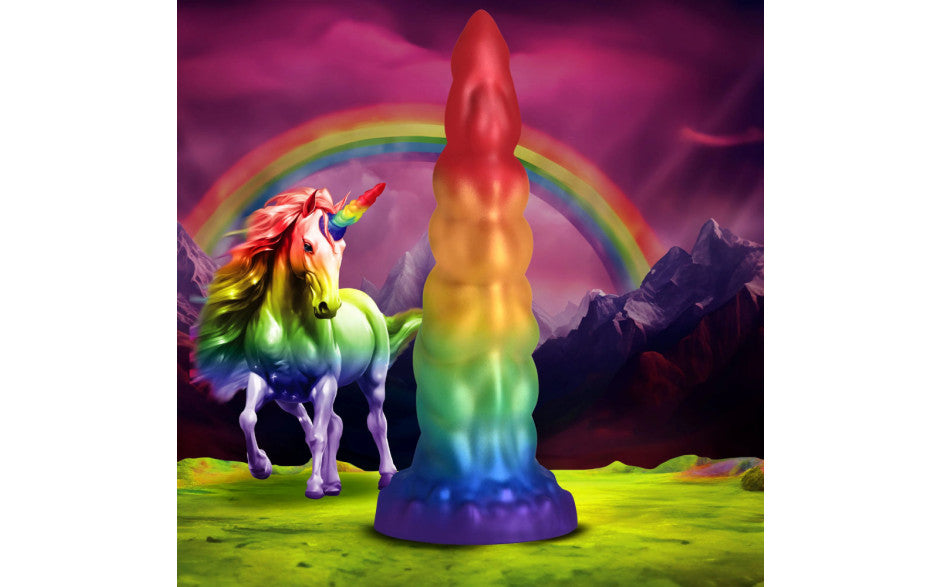 XR Brands Creature Cocks Magic Rider Unicorn Silicone Dildo