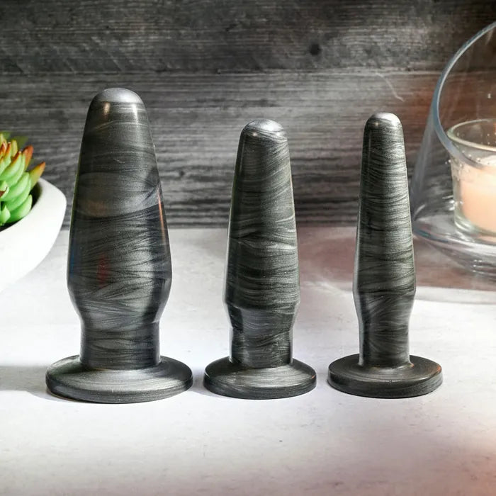 Adam & Eve ANAL ROCKETS TRAINER SET Butt Plugs Set Of 3 Sizes Adam & Eve