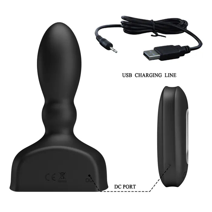 MR PLAY Inflatable Anal Plug With Wireless Remote Mr Play