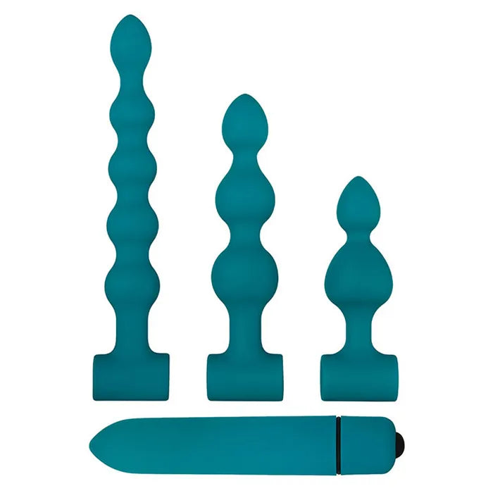 Adam & Eve Vibrating Bumpy Bead Set Vibrating Anal Bead Set Adam & Eve