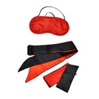 Adam & Eve SENSUAL SCARLET NIGHTS Couples Bondage Kit Set of 10 Pieces Black / Red Adam & Eve