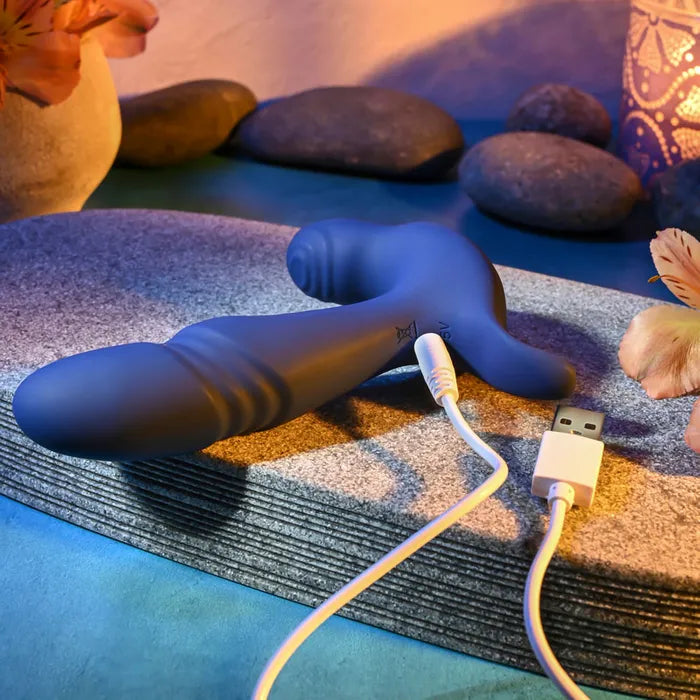 Gender X TRUE BLUE USB Rechargeable Thrusting Prostate Massager Gender X