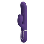 Party Up ALAN Dual Motor USB Rechargeable Vibrator With Licking Clit Stimulator & Thumping Shaft 22.8cm Party Up
